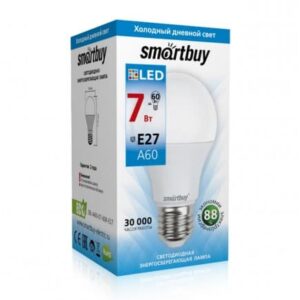 Светодиодная (LED) Лампа Smartbuy-A60-07W/3000/E27 (SBL-A60-07-30K-E27-N) 1