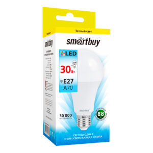 Светодиодная (LED) Лампа Smartbuy-A70-30W/3000/E27 (SBL-A70-30-30K-E27) 1