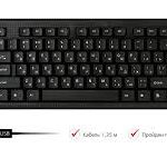 Клавиатура проводная Smartbuy ONE 115 черная (SBK-115-K)/20