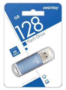 UFD 3.0/3.1 Smartbuy 128GB V-Cut Blue (SB128GBVC-B3) 1