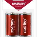Батарейка алкалиновая Smartbuy LR20/2B (12/96) (SBBA-D02B)