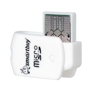 Картридер Smartbuy 706, USB 2.0 - MicroSD, белый (SBR-706-W) 1