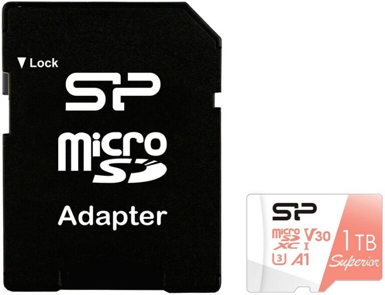 Флеш карта microSD 1TB Silicon Power Superior A1 microSDXC Class 10 UHS-I U3 100/80 Mb/s (SD адаптер 1