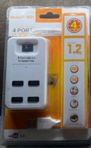 Usb Hub Noname 1601 4USB белый 1