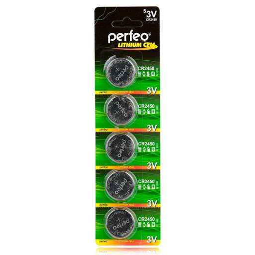 Perfeo CR2450/5BL Lithium Cell 1 Perfeo CR2450/5BL Lithium Cell 1