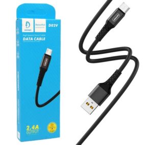 Кабель USB - Micro DENMEN D02V (черный) 1м 1