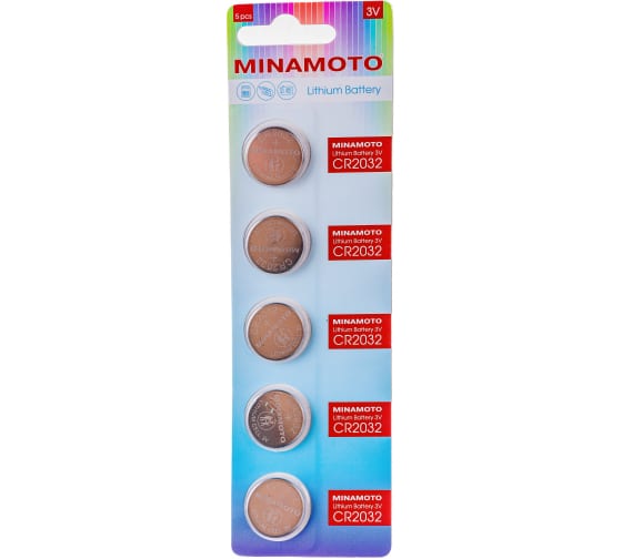 MINAMOTO CR2032/5BL 1