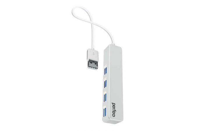 Perfeo USB-HUB 4 Port, (PF-H038 White) белый 1