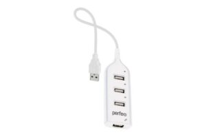 Perfeo USB-HUB 4 Port, (PF-H049 White) белый 1