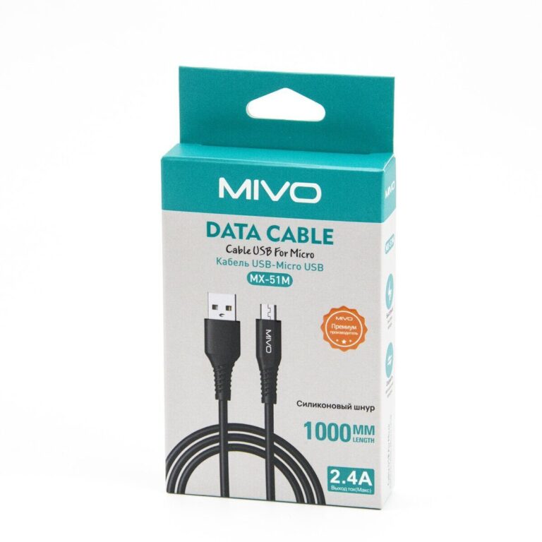 Кабель для телефона Micro USB Mivo MX-51M 1