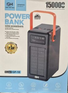 Внешний аккумулятор GM 150000mAh GP18 Solar 1