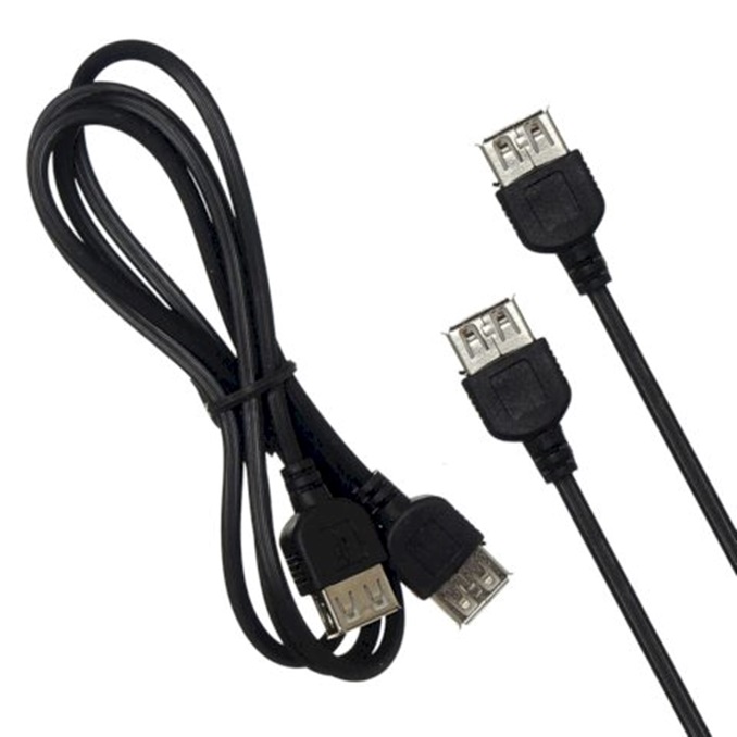 Кабель Удлинитель DL30 USB A(F) - USB A(F) (мама-мама) 1м (50pcs) 1