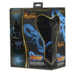 Игровая гарнитура RUSH SNAKE, динамики 40мм, велюровые амбушюры, черн/синяя (SBHG-1000)