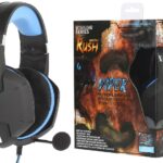 Игровая гарнитура RUSH VIPER, динамики 50мм, велюр. амбушюры, переходник для ПК, черн/син(SBHG-2000)