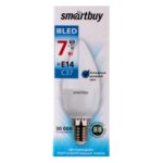 Светодиодная (LED) Лампа Smartbuy-C37-07W/4000/E27 (SBL-C37-07-40K-E27)