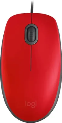 Мышь Logitech Mouse M110 Silent USB Red Ret 1