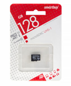 micro SDXC карта памяти Smartbuy 128GB Class 10 UHS-1 (без адаптера) 1