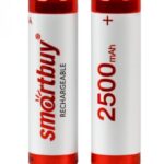 Аккумулятор NiMh Smartbuy AA/2BL 2500 mAh (24/240) (SBBR-2A02BL2500)