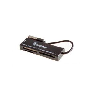 Картридер Smartbuy 717, USB 2.0 - SD/microSD/MS/M2, черный (SBR-717-K) 1