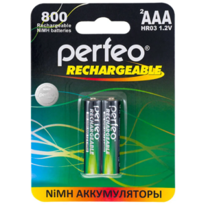 Perfeo AAA800mAh/2BL  Аккумулятор 1