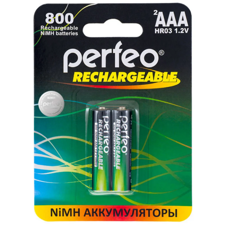 Perfeo AAA800mAh/2BL  Аккумулятор 1