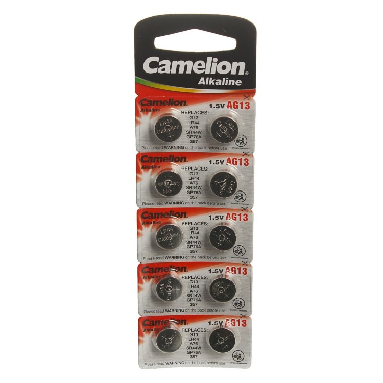 Батарейка Camelion G13 / 10BL 10/100 1