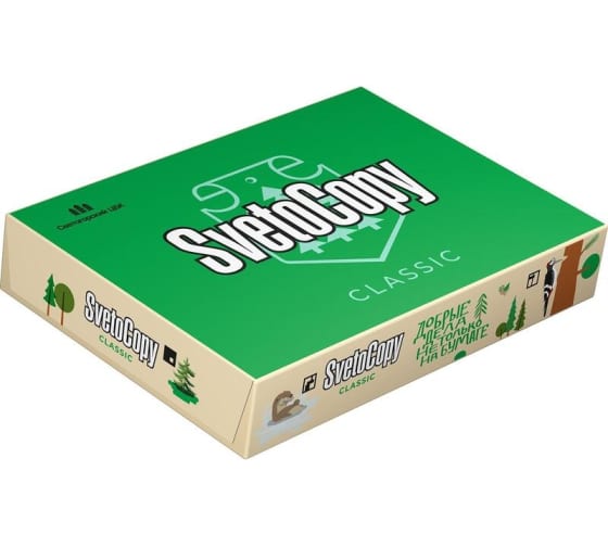 Бумага офисная SvetoCopy A4 80г/м2 500л. 1