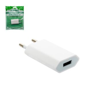 PERFEO Сетевое зарядное устройство с разъемом USB, 1А, белый (I4605) 1