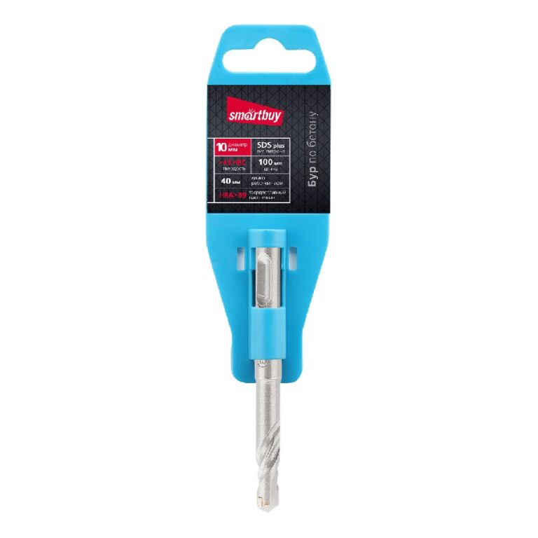 Бур по бетону 10x40x100, HRC>45,SDS-plus твердосп.нак,HRA>89 Smartbuy tools 1