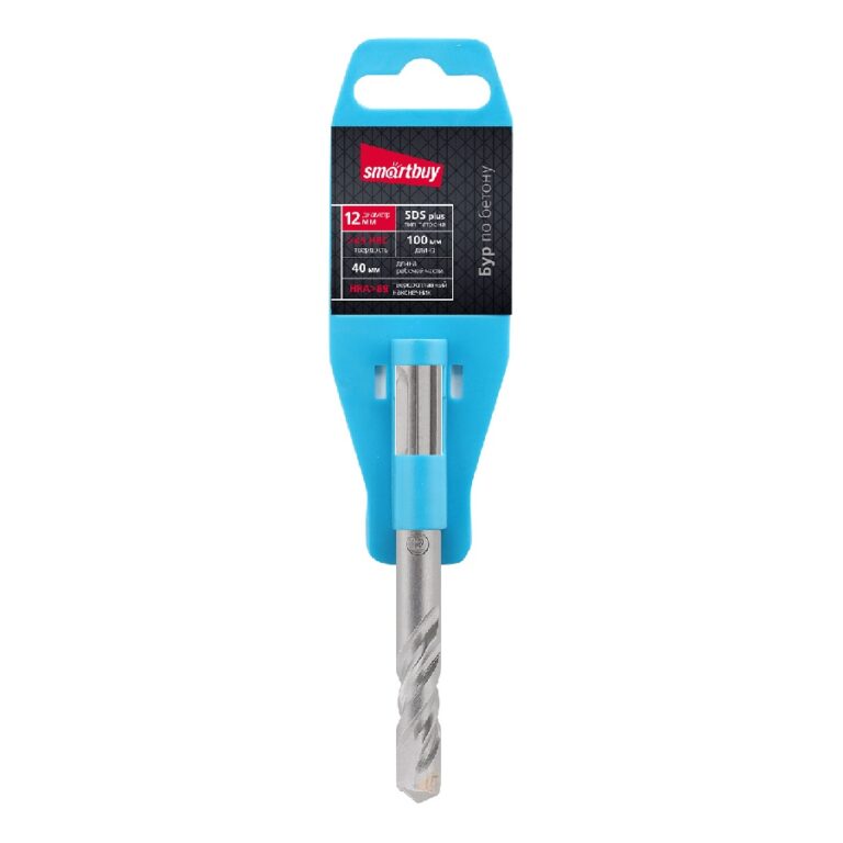 Бур по бетону 12x40x100, HRC>45,SDS-plus твердосп.нак,HRA>89 Smartbuy tools 1