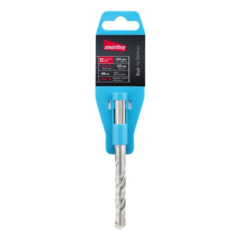 Бур по бетону 12x60x120, HRC>45,SDS-plus твердосп.нак,HRA>89 Smartbuy tools 1