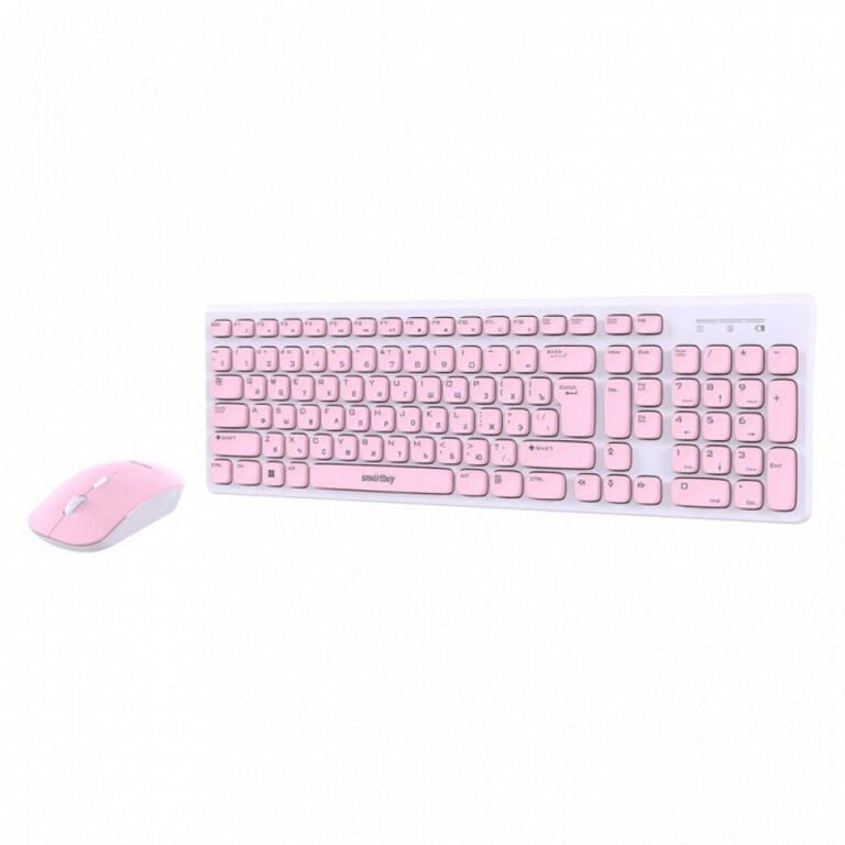 Комплект клавиатура+мышь мультимедийный Smartbuy ONE 250288AG бело-розовый (SBC-250288AG-WP) /20 1