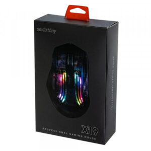 Мышь игровая проводная Smartbuy RUSH X19 серая (SBM-749G-G) /60 1