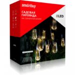 Садовая гирлянда Smartbuy на солнечной батарее, пластик, 2 м (SBF-203)/12