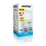 Светодиодная (LED) Лампа Smartbuy-A60-05W/3000/E27 (SBL-A60-05-30K-E27-A)