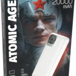 Perfeo Powerbank Atomic Age 20000 mAh/LED дисплей/PD + QC 3.0/Type-C/2 USB/Выход: 5A, max 22.5WWhite