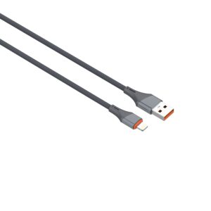 LDNIO LS631/ USB кабель Type-C/ 1m/ 30W/ медь: 86 жил/ Нейлоновая оплетка/ Gray 1