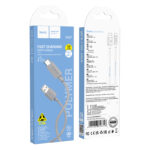 Дата-кабель USB 3.0A для Type-C Hoco X107 ПВХ 1м (Grey)