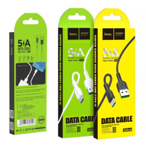 Дата-кабель USB 5.0A для Type-C Hoco X33 Surge TPE 1м (Black) 1