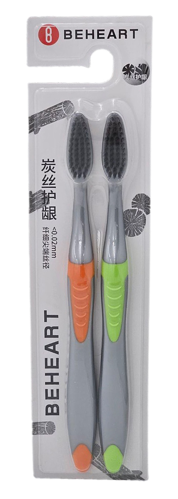 Набор Зубная щётка Xiaomi BEHEART Carbon Wire Gingival Protection Toothbrush (2шт)