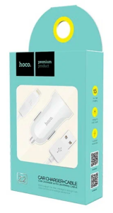 АЗУ 1USB 1.5A для Lightning 8-pin Hoco Z2 (White) 1