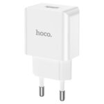 СЗУ 1USB 2.1A для Lightning 8-pin Hoco C106A 1м (White)
