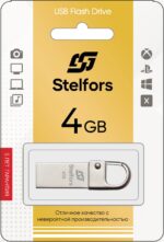 Флеш-накопитель 4GB USB 2.0 Stelfors 027 серия (метал.замок) 1
