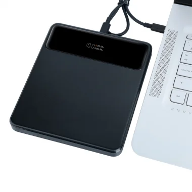 Perfeo Powerbank LAPTOP 105W 20000 mAh/LED дисплей/PD + QC 3.0/2 Type-C/2USB/Выход: 5A,max105W Black 1