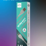 PERFEO Кабель USB A вилка - Micro USB вилка, 2.4A, серый, силикон, длина 1 м., ULTRA SOFT (U4021)