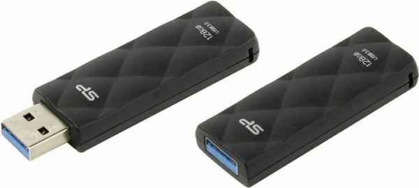 Флеш Диск Silicon Power 128Gb Blaze B20 SP128GBUF3B20V1K USB3.0 черный