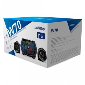 Акустическая система 2.1 SmartBuy W70, Bluetooth, MP3, FM, питание от USB (арт. SBA-5150)/12 1