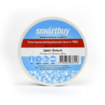 Изолента Smartbuy, 0.13х15мм, 20 метров, белая (SBE-IT-15-20-w)