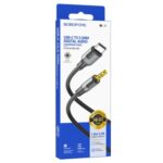 Аудиокабель AUX 3.5mm 1.0м Borofone BL19 (Black)