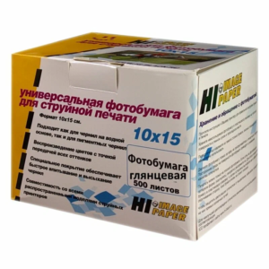 Фотобумага Hi-Image Paper глянцевая односторонняя, 10x15 см, 210 г/м2, 500 л. 1